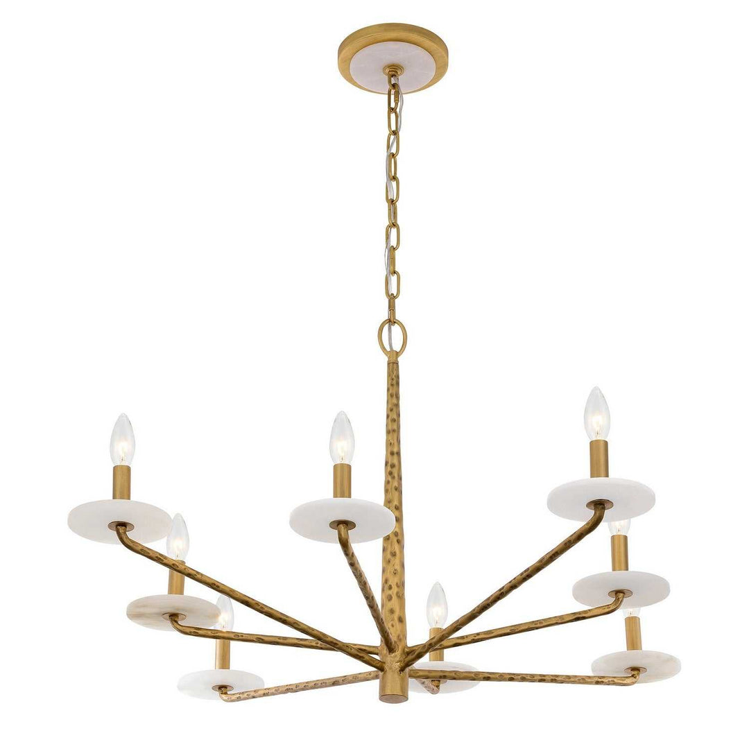 Savoy House - 1-1965-8-60 - Eight Light Chandelier - Judi - Distressed Gold