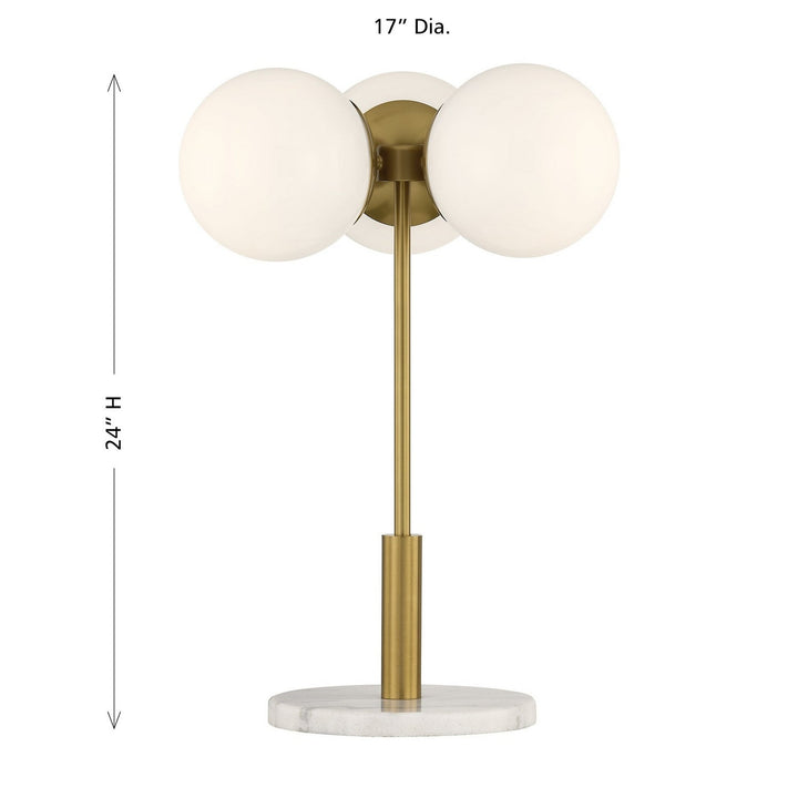 Savoy House - 11-DF13 - Three Light Table Lamp - Turin