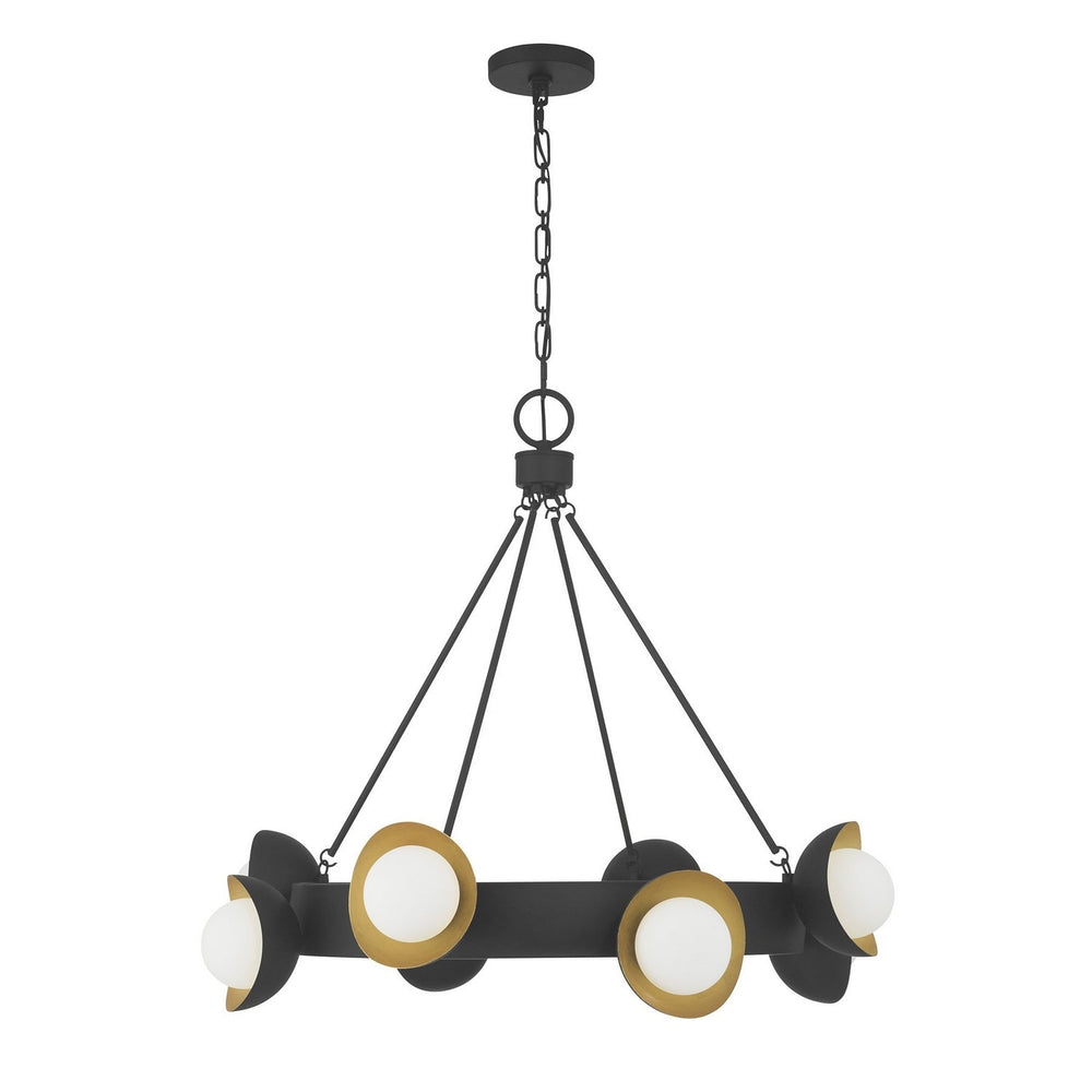 Savoy House - 1-2411-8-343 - LED Chandelier - Pierson - Black Cashmere/True Gold