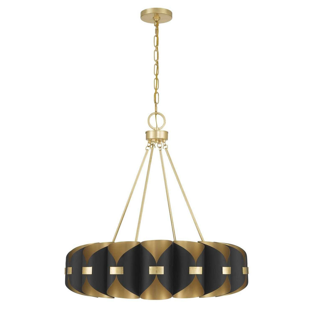 Savoy House - 1-2414-16-343 - LED Chandelier - Pelham - Black Cashmere/True Gold