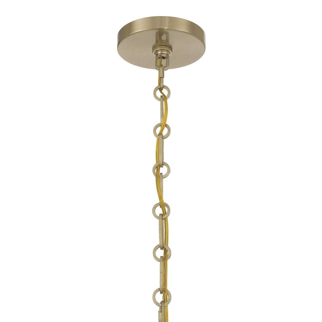 Savoy House - 1-2511-6-127 - Six Light Chandelier - Crescent - Noble Brass