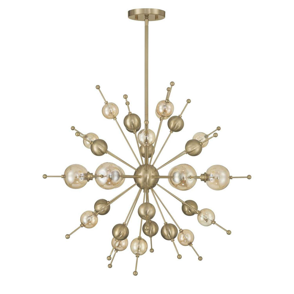 Savoy House - 1-2514-6-127 - Six Light Chandelier - Crescent - Noble Brass