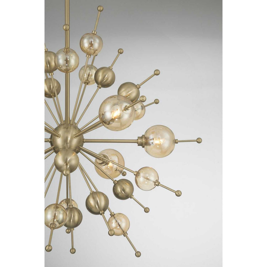 Savoy House - 1-2514-6-127 - Six Light Chandelier - Crescent - Noble Brass