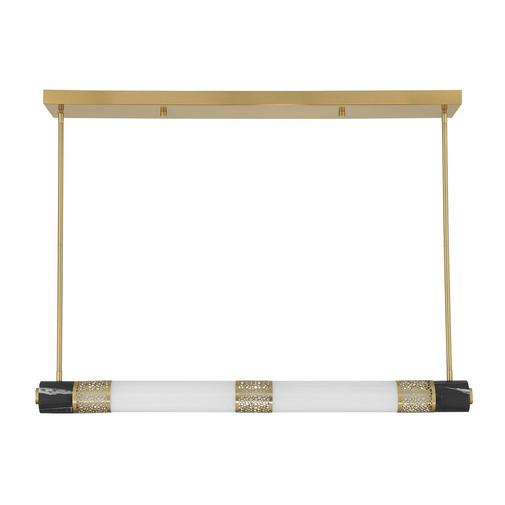 Savoy House - 1-2917-1-322 - LED Linear Chandelier - Farrell - Warm Brass