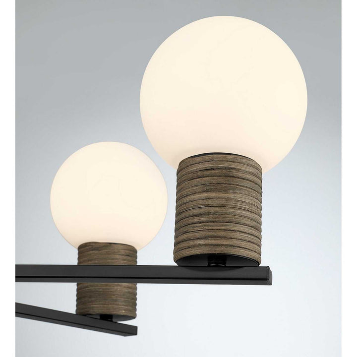 Savoy House - 1-4080-6-89 - Six Light Chandelier - Jarrell - Matte Black