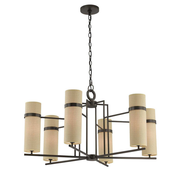 Savoy House - 1-4562-6-15 - Six Light Chandelier - Weston - Mediterranean Bronze