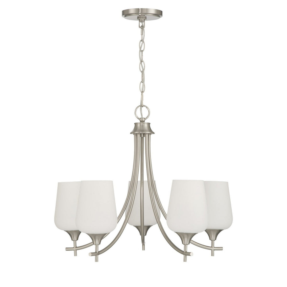 Savoy House - 1-6032-5-SN - Five Light Chandelier - Octave - Satin Nickel