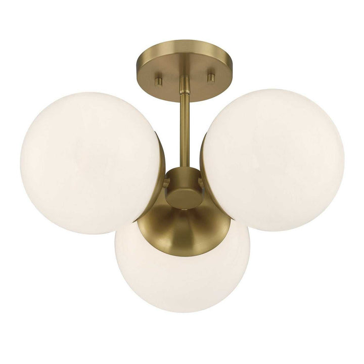 Savoy House - 1-6523-3-322 - Three Light Chandelier - Turin - Warm Brass