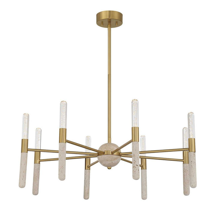 Savoy House - 1-9716-8-322 - LED Chandelier - Linden - Warm Brass