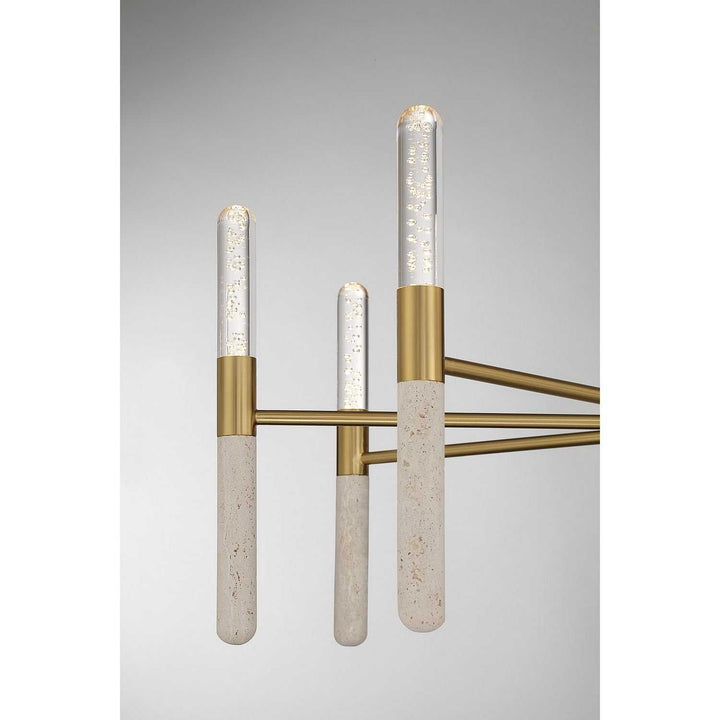 Savoy House - 1-9716-8-322 - LED Chandelier - Linden - Warm Brass