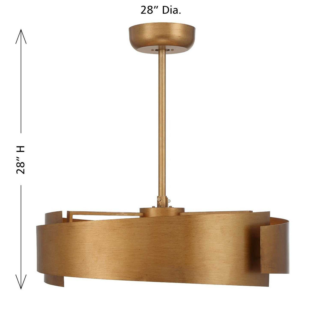 Savoy House - 28-FD-455-54 - LED Fan D'Lier - Amiena - Gold Patina