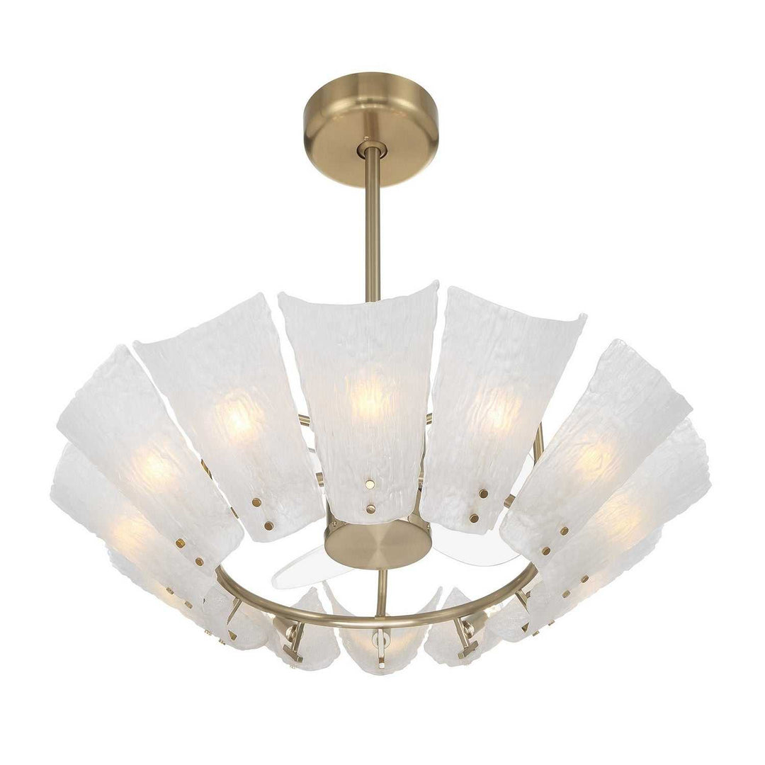 Savoy House - 32-FD-465-127 - 12 Light Fan D'Lier - Celina - Noble Brass