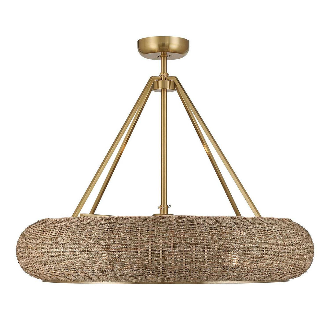 Savoy House - 40-FD-8302-322 - Four Light Fan D'Lier - Gaia - Warm Brass
