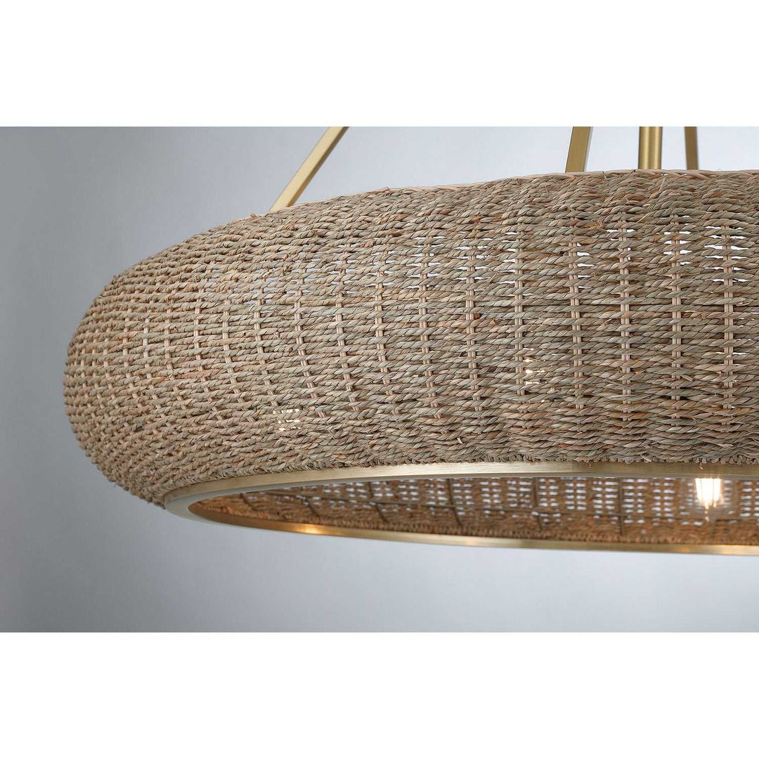 Savoy House - 40-FD-8302-322 - Four Light Fan D'Lier - Gaia - Warm Brass