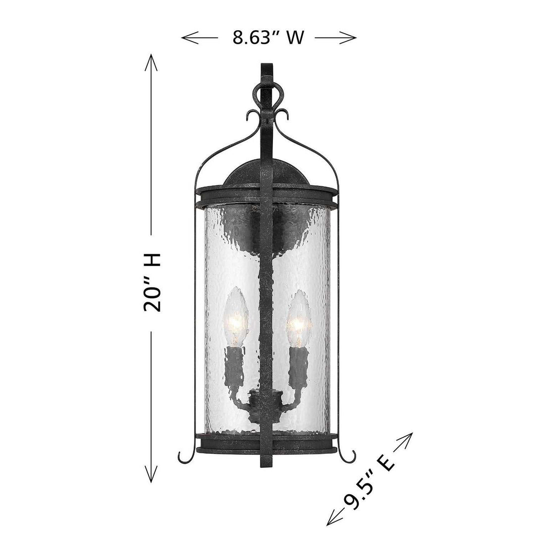 Savoy House - 5-113-337 - Two Light Outdoor Wall Lantern - Preston - Iron Oxide