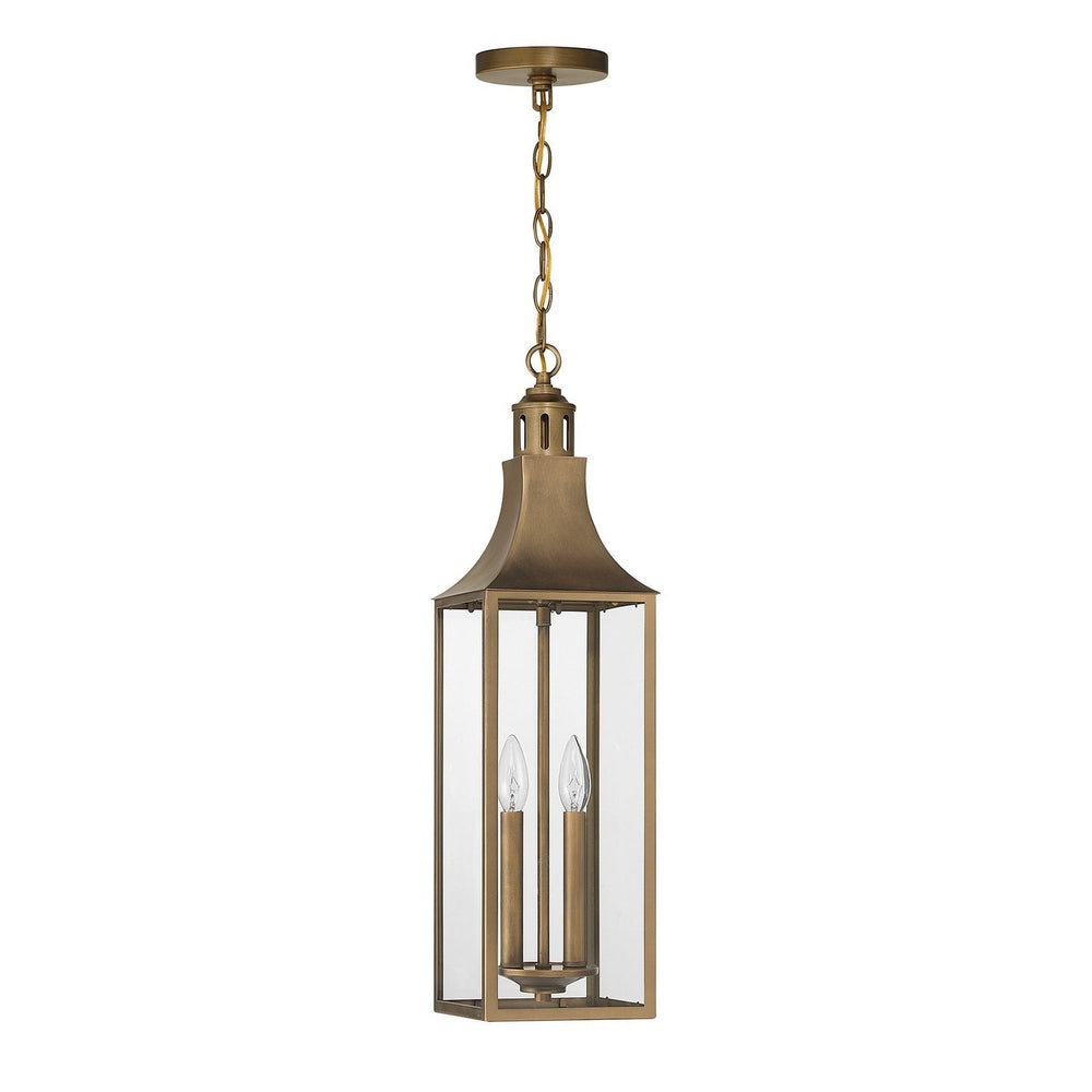 Savoy House - 5-220-273 - Two Light Outdoor Hanging Lantern - Lancaster - Atlas Bronze