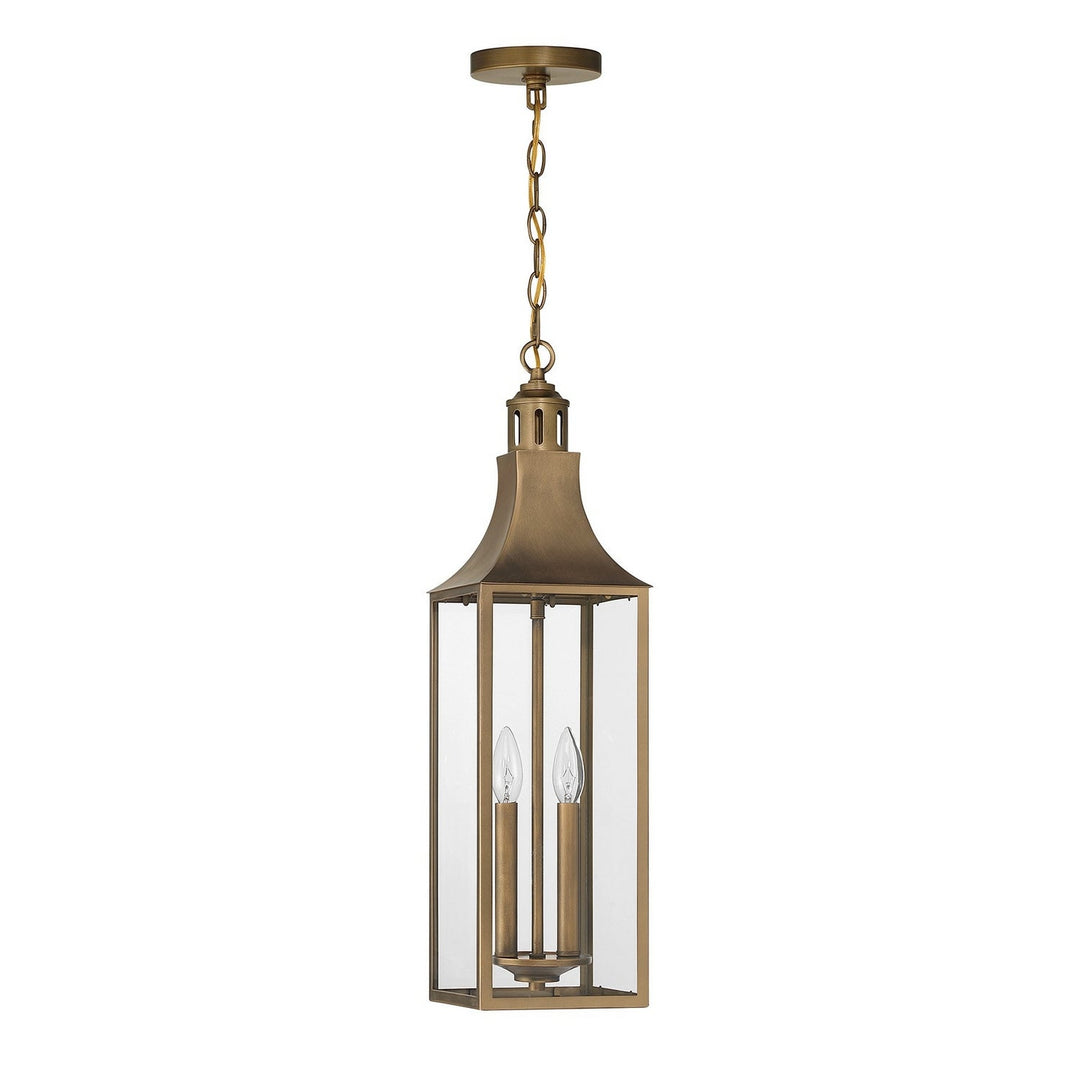 Savoy House - 5-220-273 - Two Light Outdoor Hanging Lantern - Lancaster - Atlas Bronze
