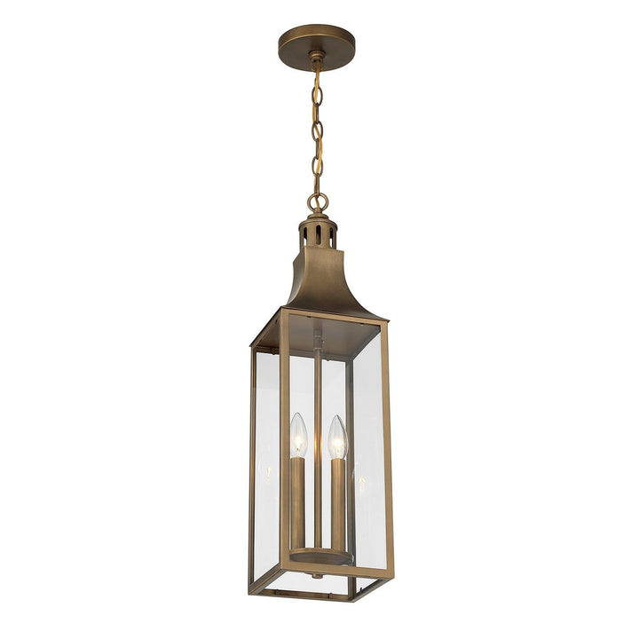 Savoy House - 5-220-273 - Two Light Outdoor Hanging Lantern - Lancaster - Atlas Bronze