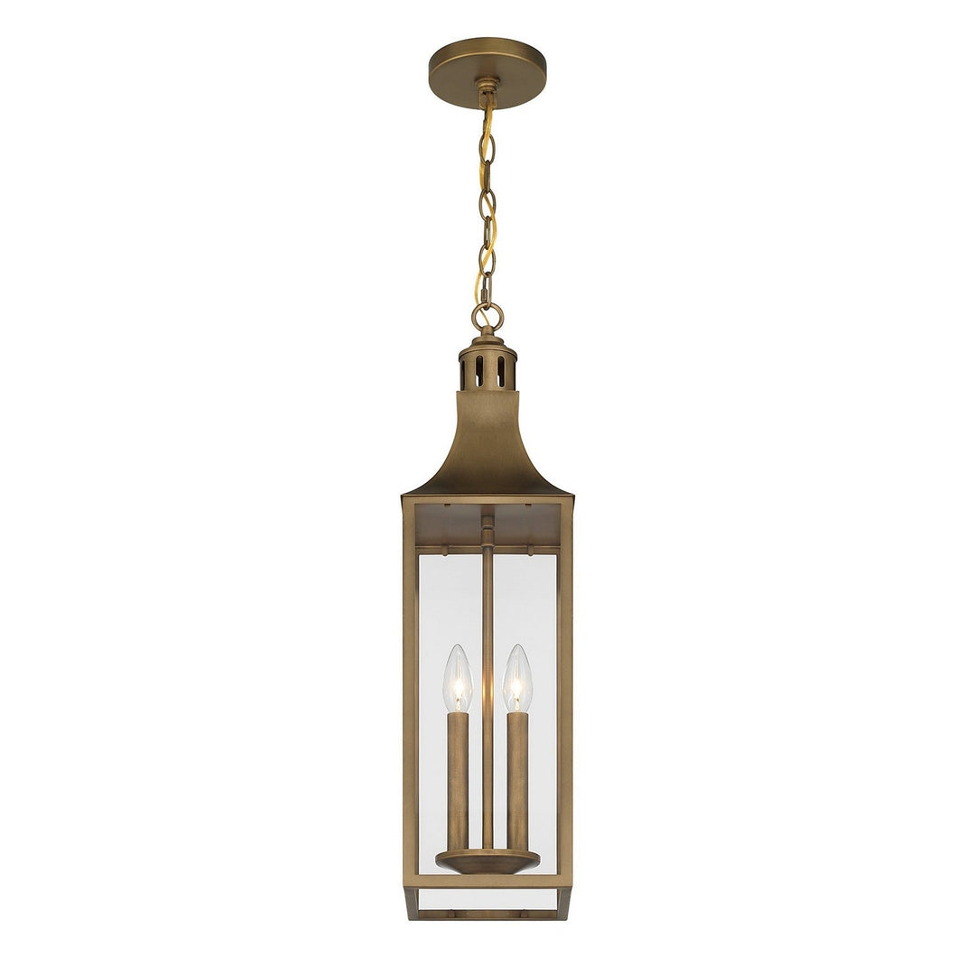 Savoy House - 5-220-273 - Two Light Outdoor Hanging Lantern - Lancaster - Atlas Bronze