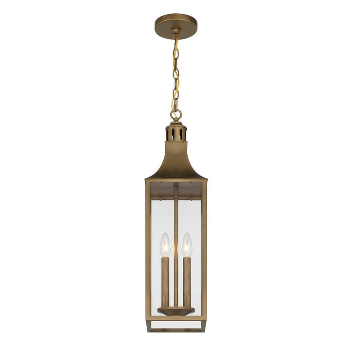 Savoy House - 5-220-273 - Two Light Outdoor Hanging Lantern - Lancaster - Atlas Bronze