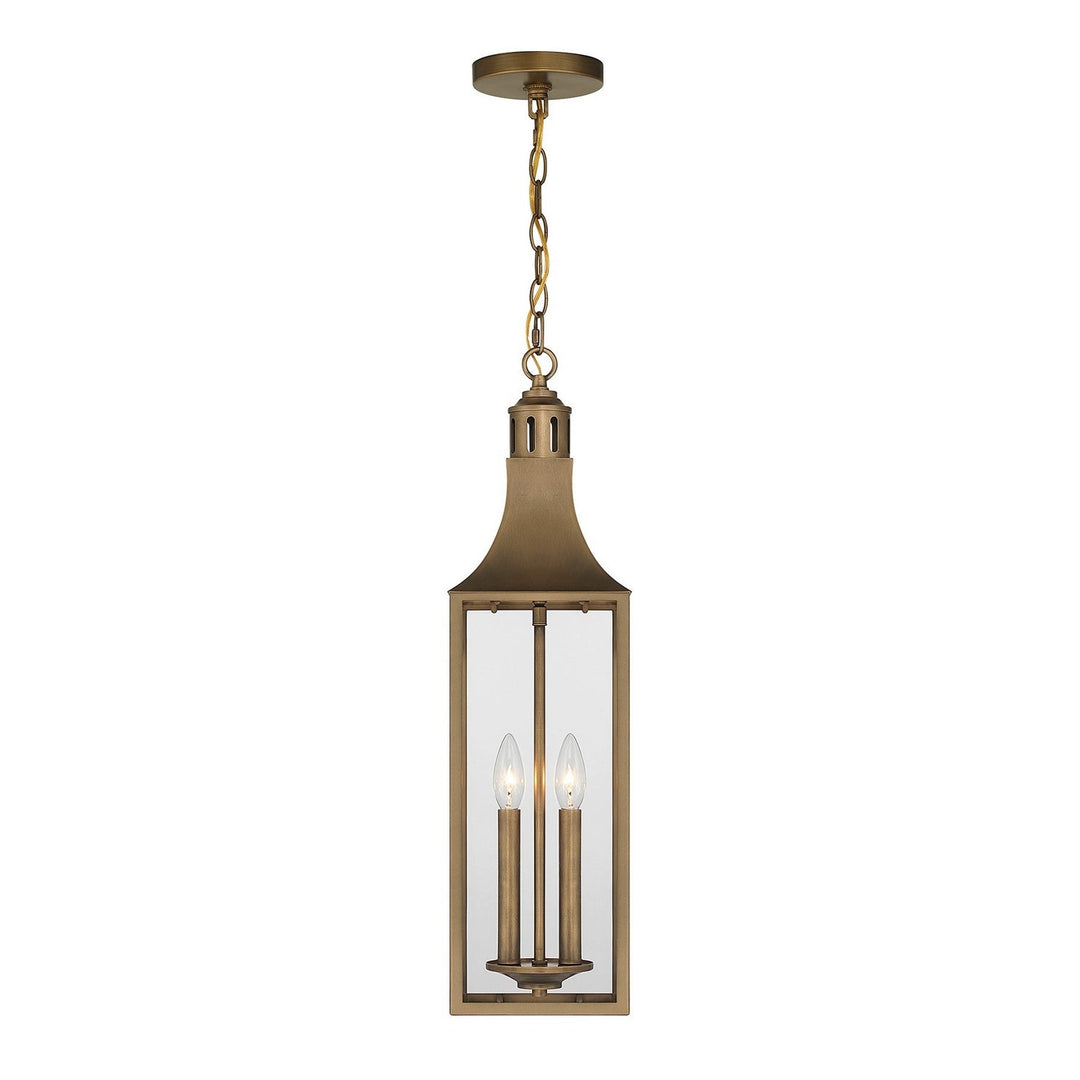 Savoy House - 5-220-273 - Two Light Outdoor Hanging Lantern - Lancaster - Atlas Bronze