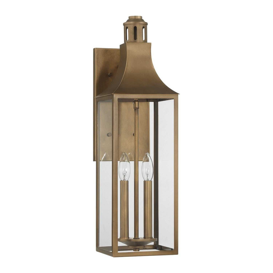 Savoy House - 5-221-273 - Two Light Outdoor Wall Lantern - Lancaster - Atlas Bronze