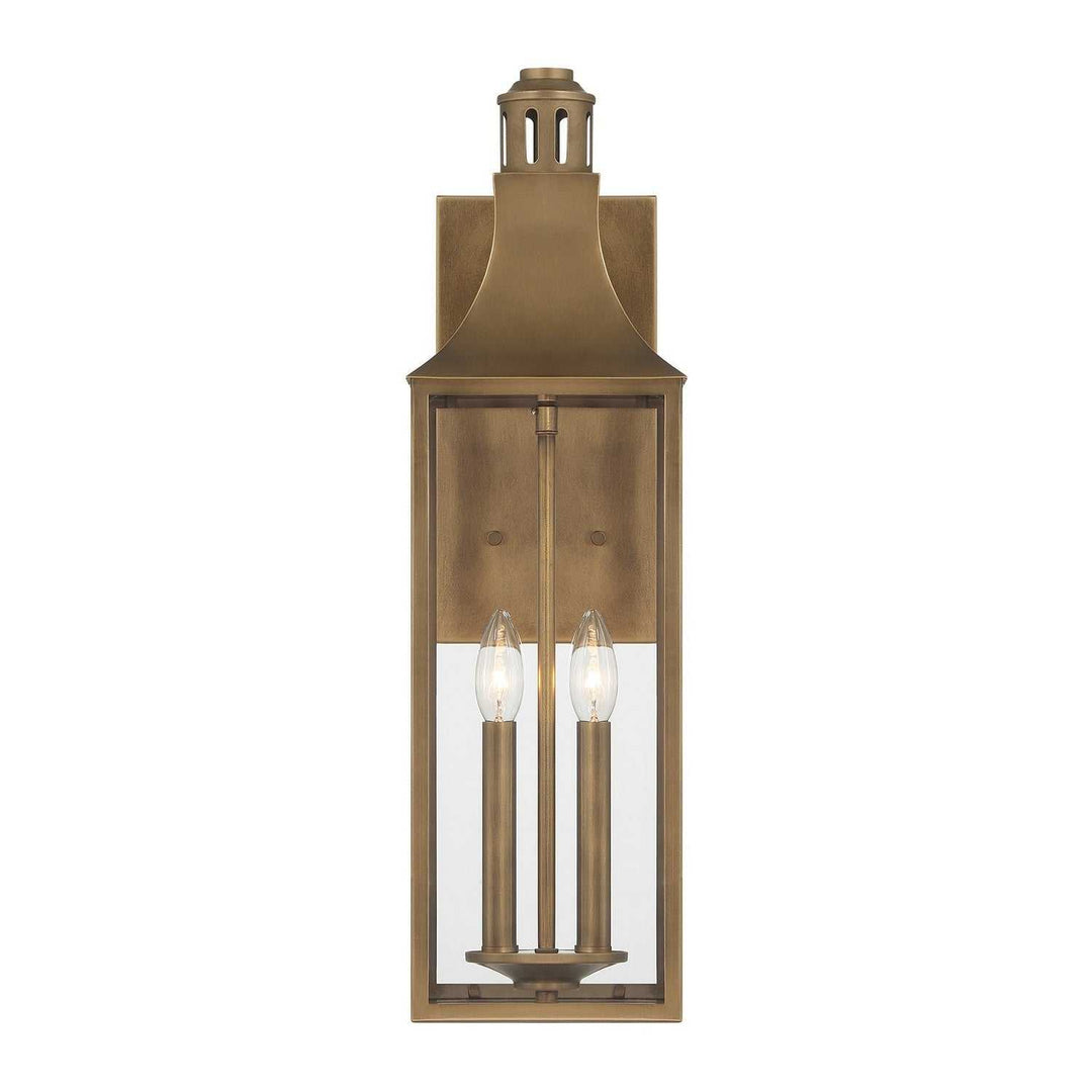 Savoy House - 5-221-273 - Two Light Outdoor Wall Lantern - Lancaster - Atlas Bronze