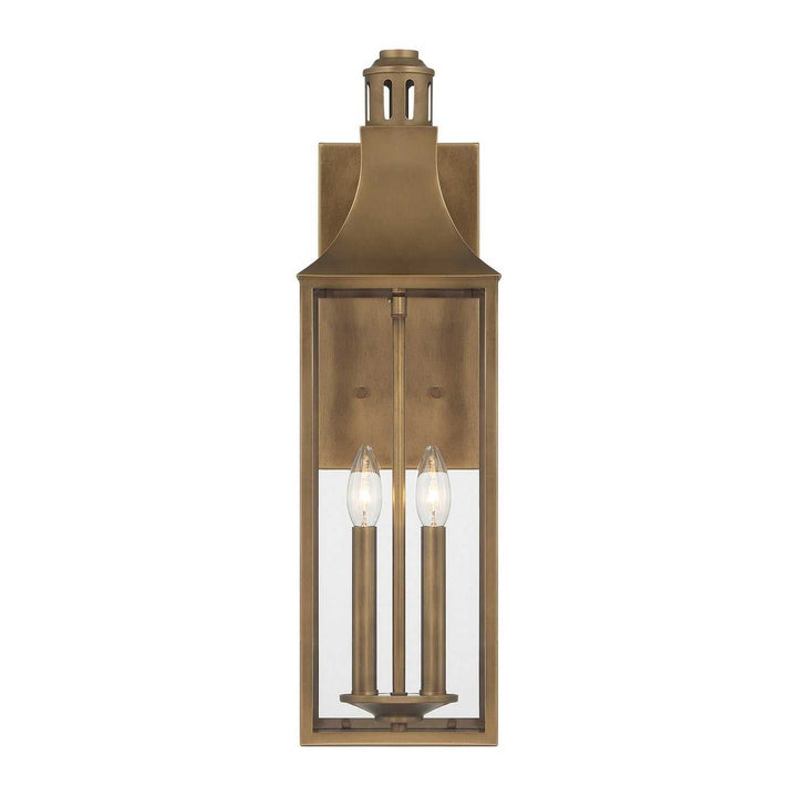 Savoy House - 5-221-273 - Two Light Outdoor Wall Lantern - Lancaster - Atlas Bronze