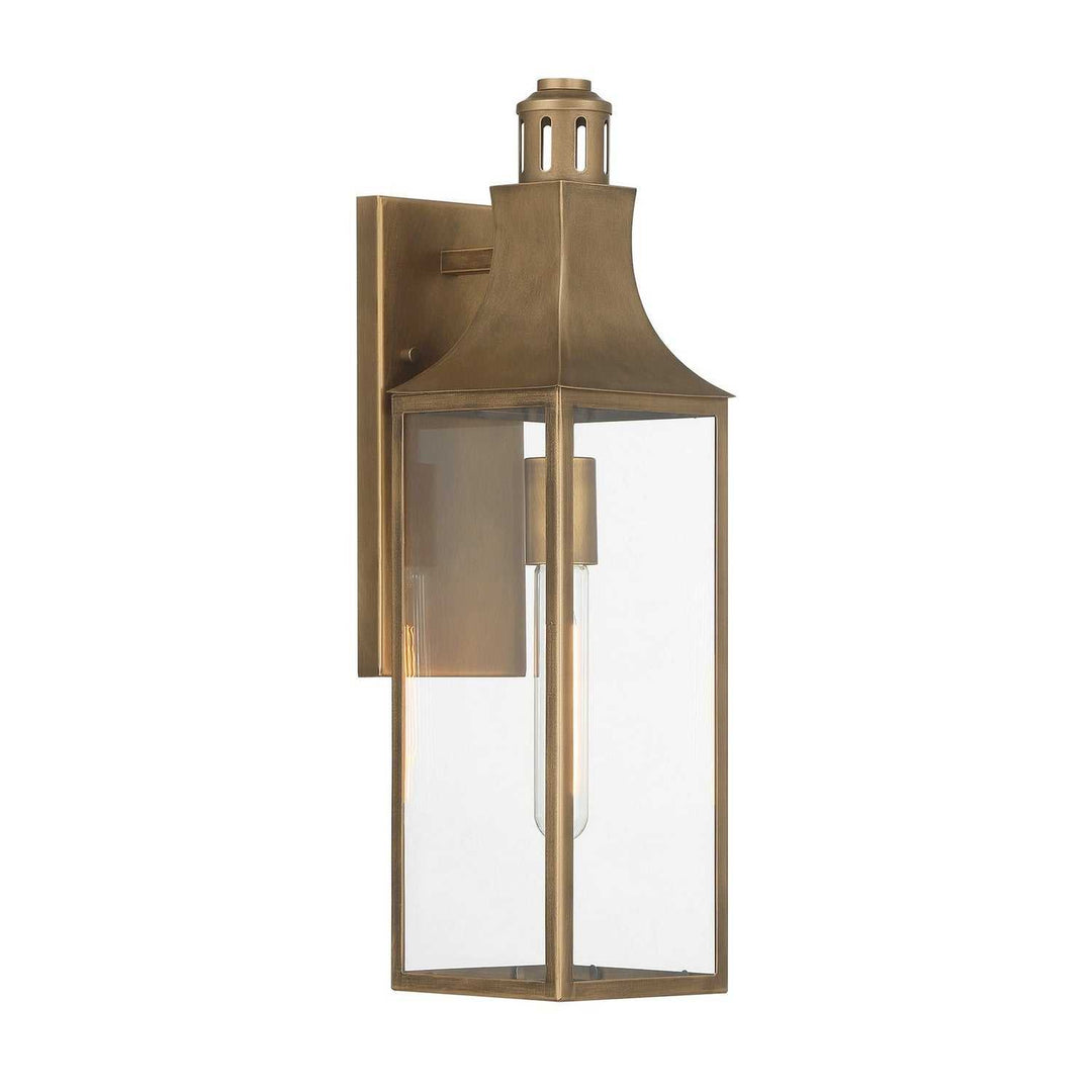 Savoy House - 5-223-273 - One Light Outdoor Wall Lantern - Lancaster - Atlas Bronze