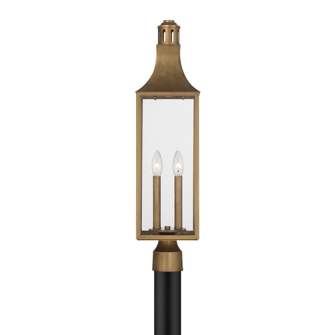 Savoy House - 5-225-273 - Two Light Outdoor Post Lantern - Lancaster - Atlas Bronze