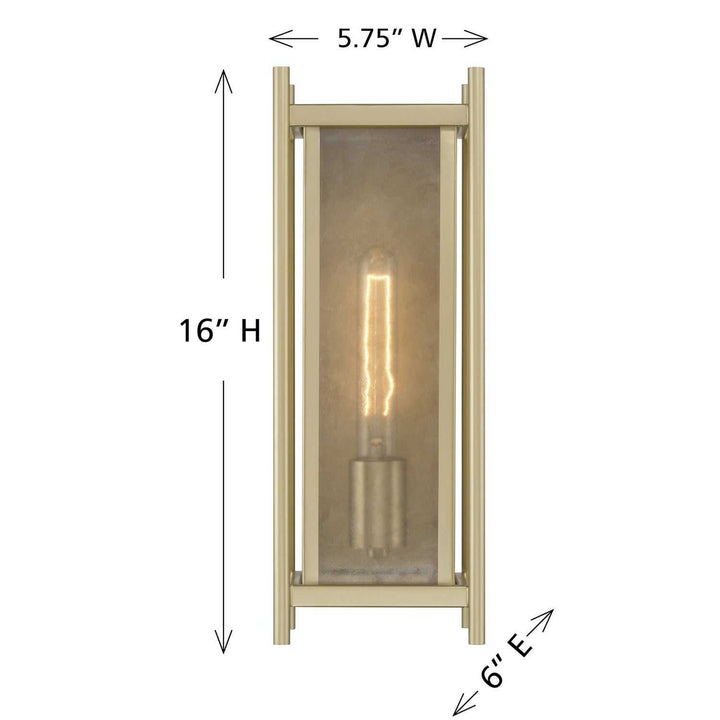 Savoy House - 5-3804-344 - One Light Outdoor Wall Lantern - Jacobs - Serene Brass