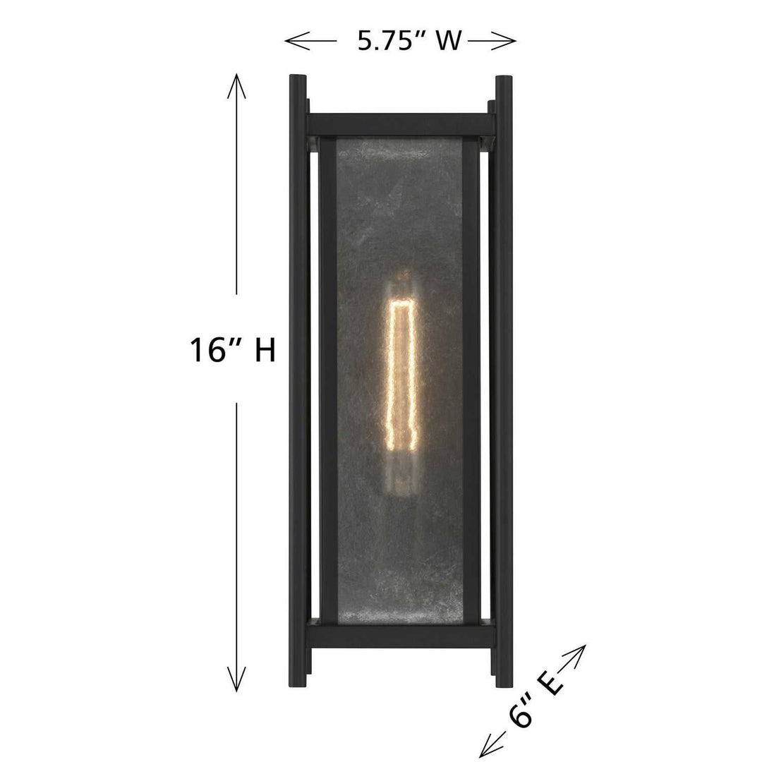 Savoy House - 5-3804-BK - One Light Outdoor Wall Lantern - Jacobs - Matte Black