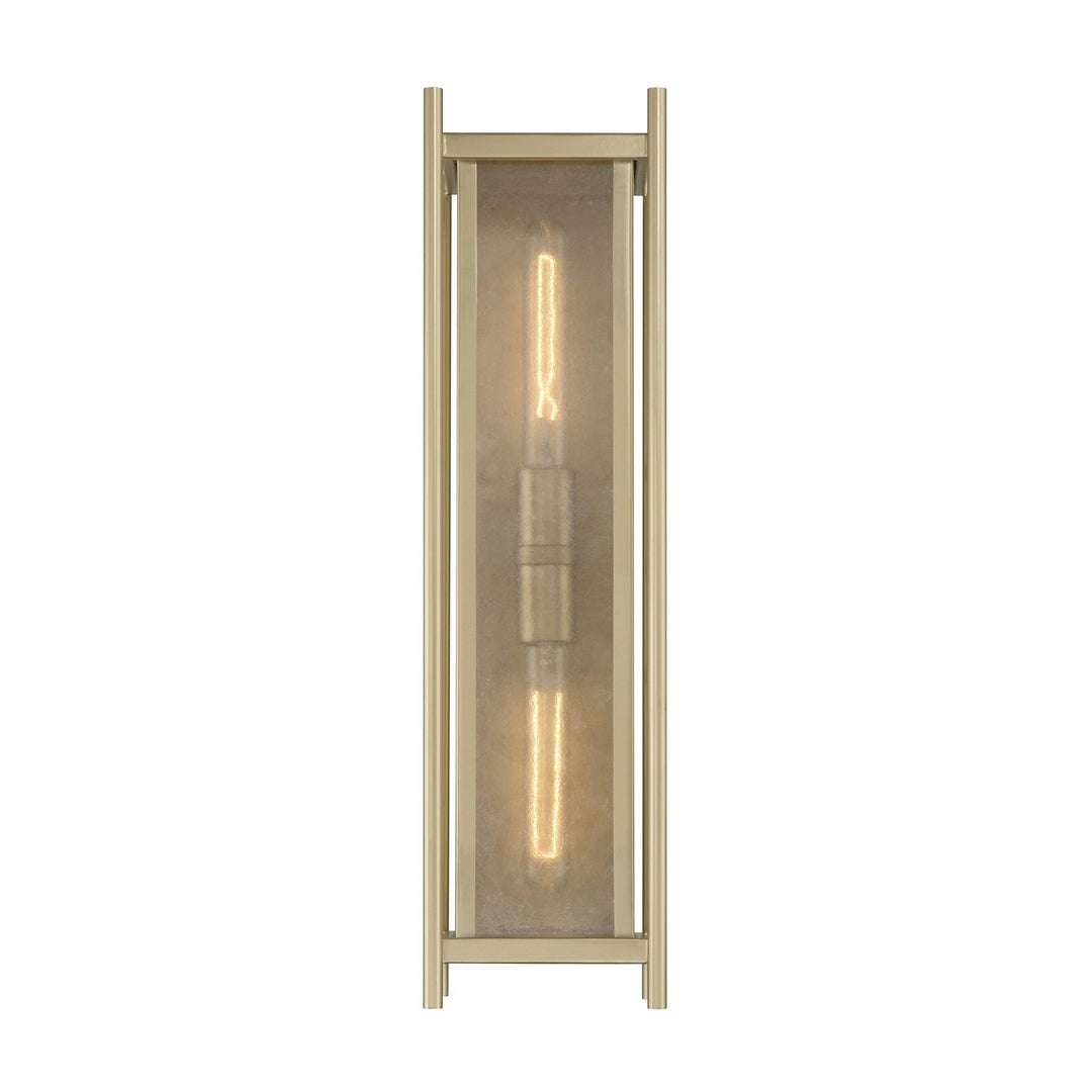 Savoy House - 5-3805-344 - Two Light Outdoor Wall Lantern - Jacobs - Serene Brass