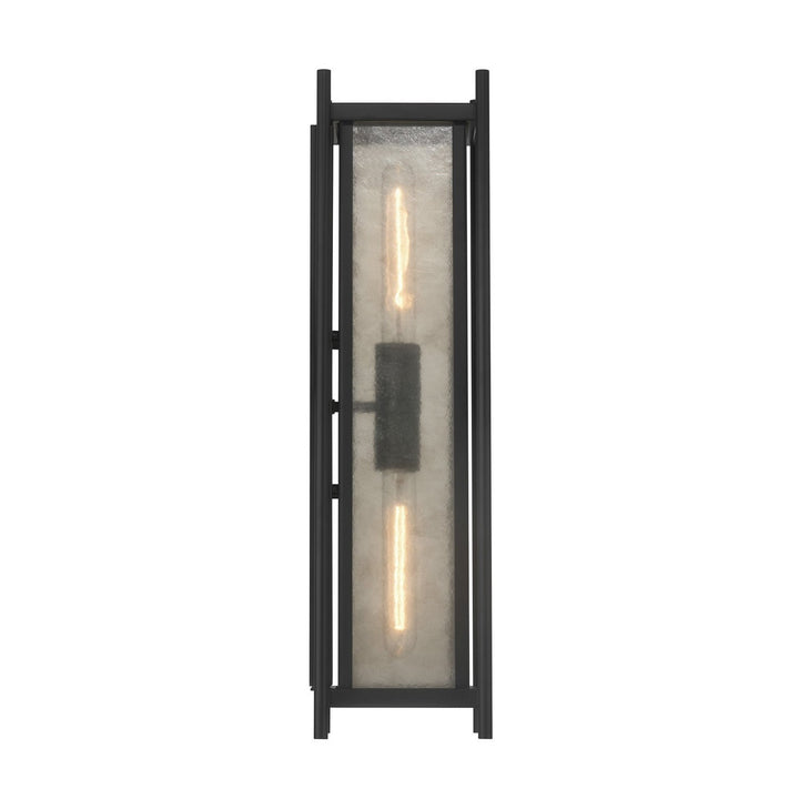 Savoy House - 5-3805-BK - Two Light Outdoor Wall Lantern - Jacobs - Matte Black