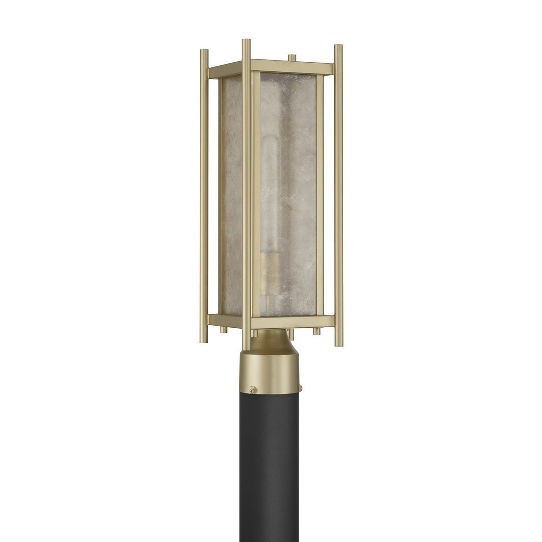 Savoy House - 5-3807-344 - One Light Outdoor Post Lantern - Jacobs - Serene Brass