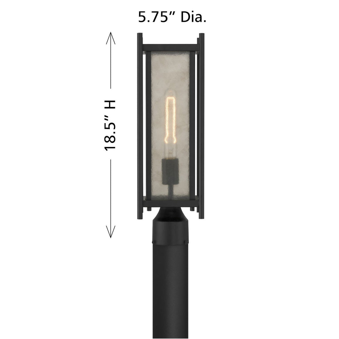 Savoy House - 5-3807-BK - One Light Outdoor Post Lantern - Jacobs - Matte Black