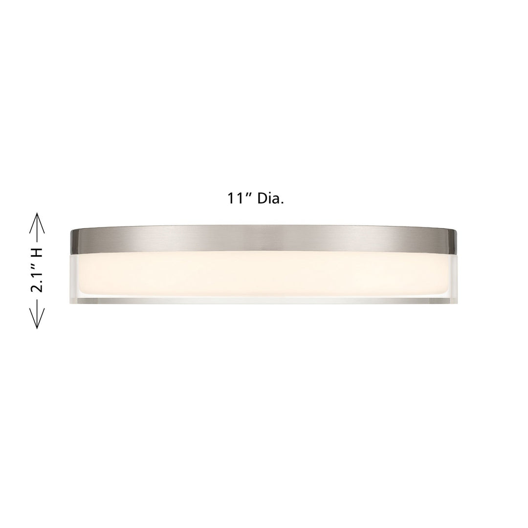 LED Flush Mount in Satin Nickel Savoy House