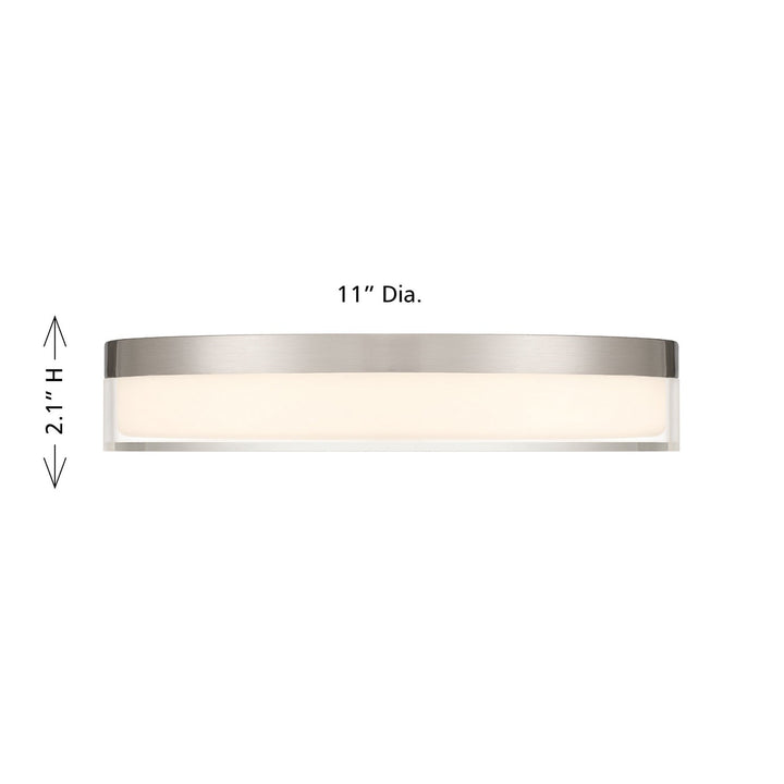 LED Flush Mount in Satin Nickel Savoy House
