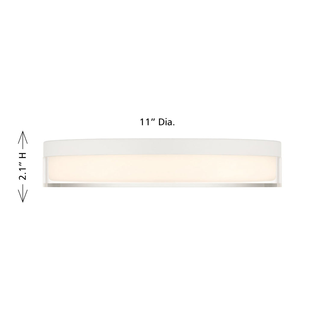 LED Flush Mount in White Savoy House