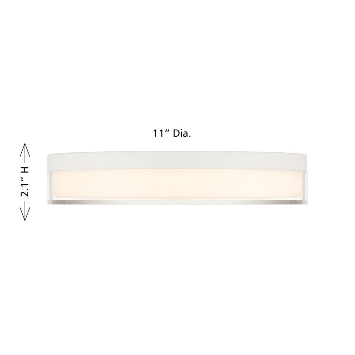 LED Flush Mount in White Savoy House