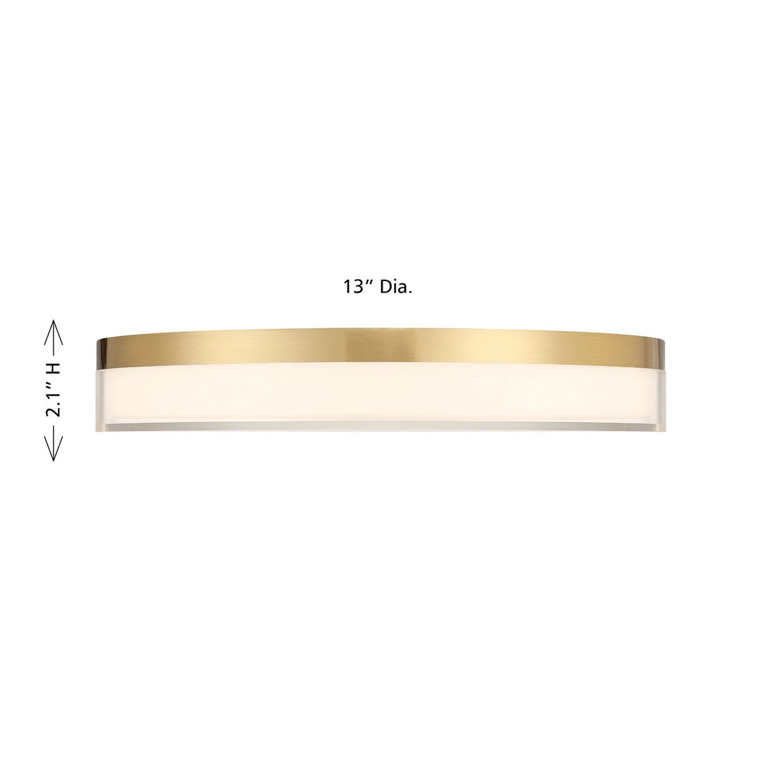 LED Flush Mount in Brass Savoy House