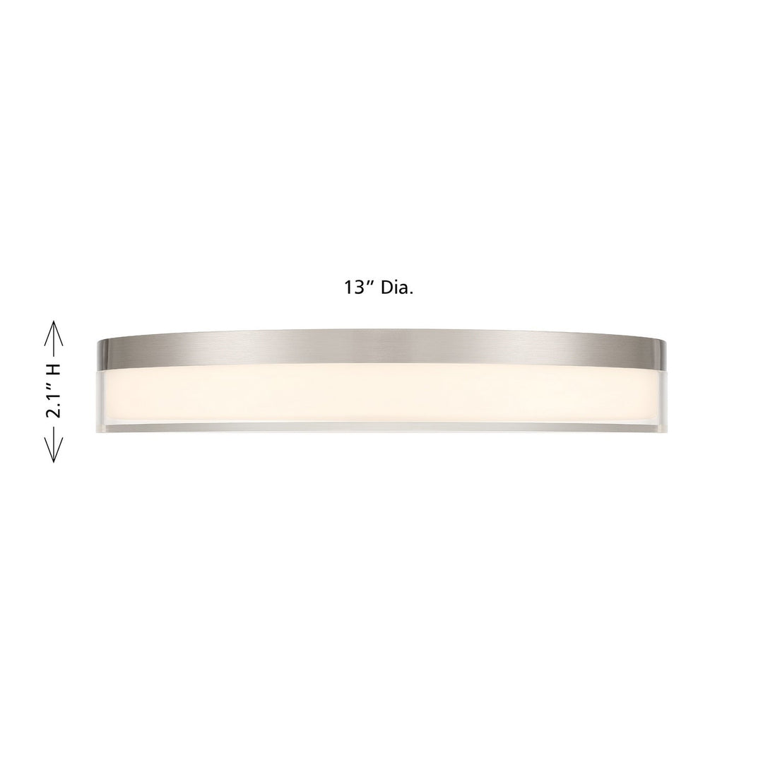 LED Flush Mount in Satin Nickel Savoy House