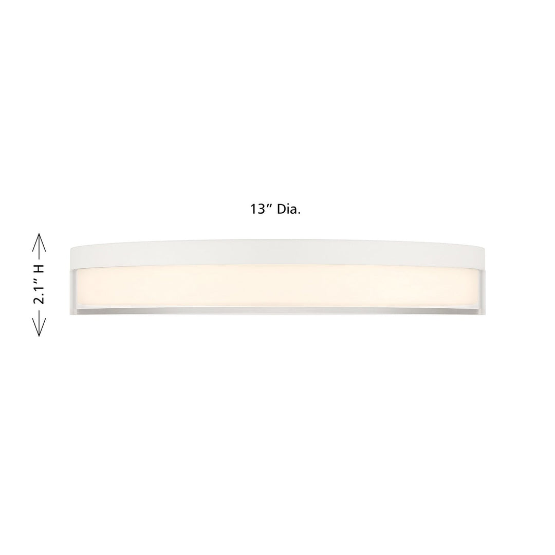 LED Flush Mount in White Savoy House