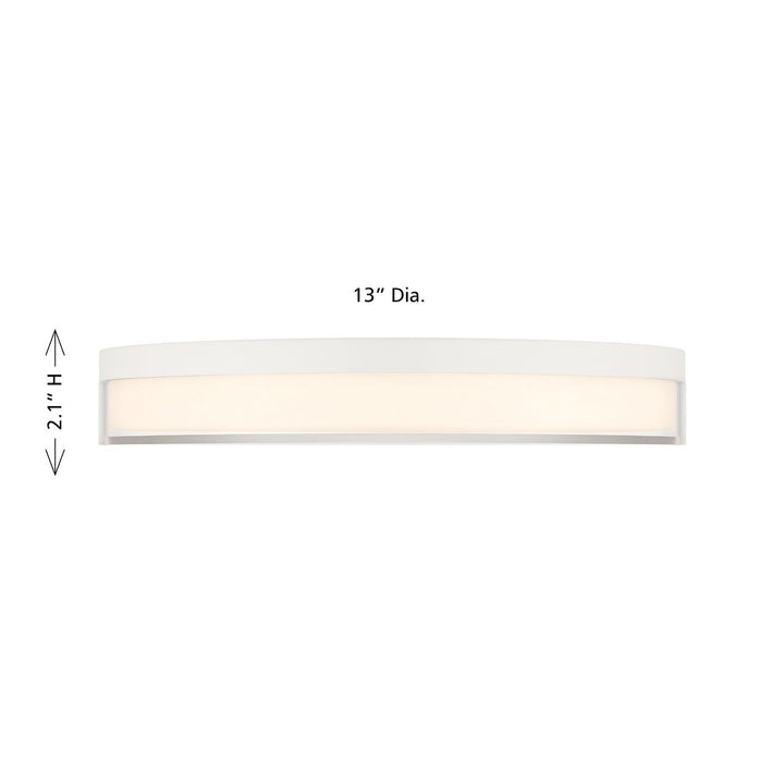 LED Flush Mount in White Savoy House