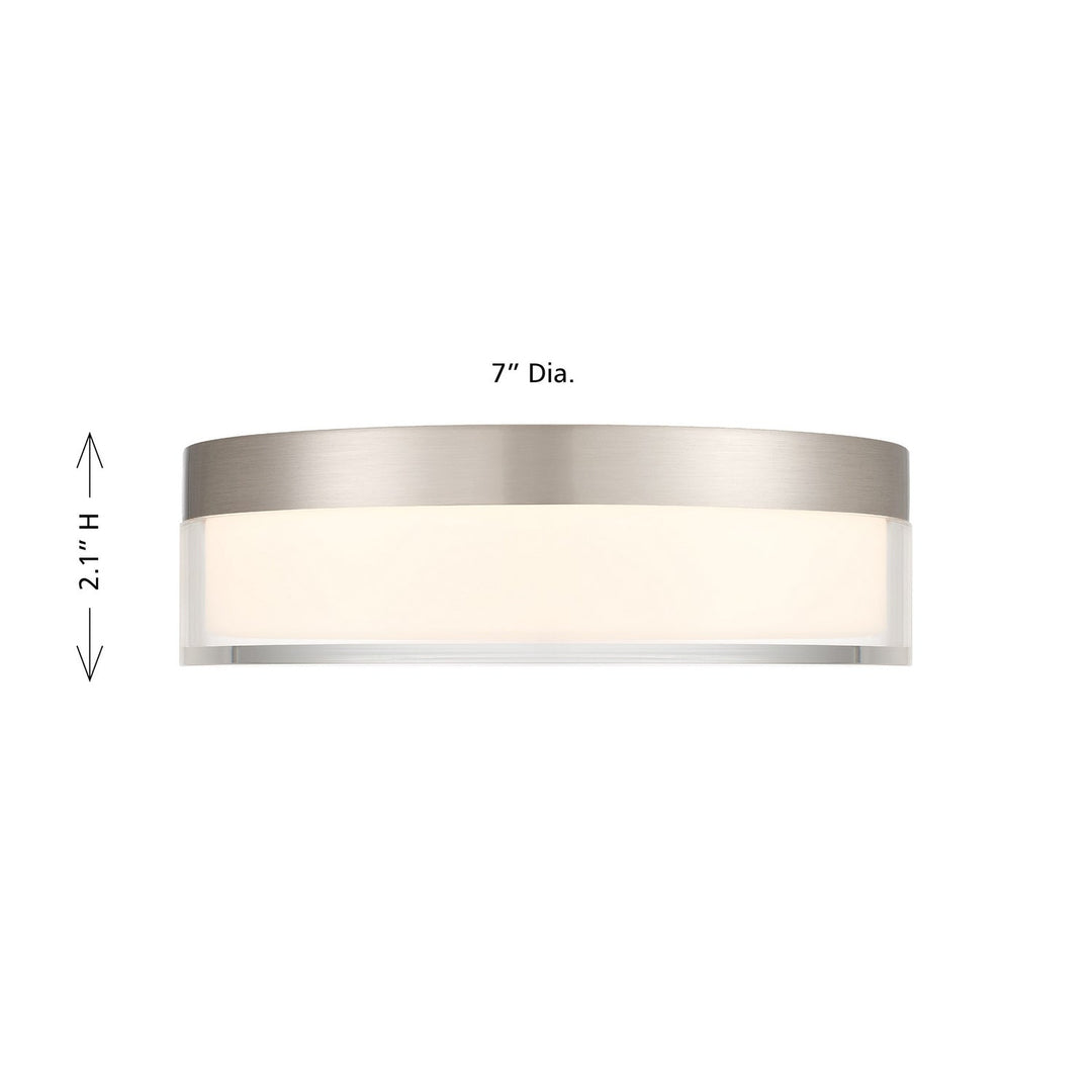 LED Flush Mount in Satin Nickel Savoy House