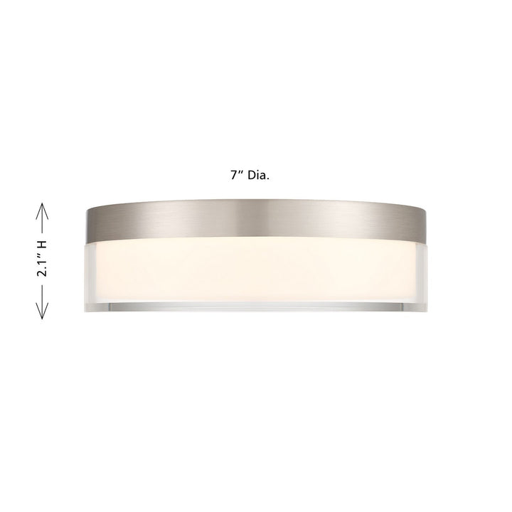 LED Flush Mount in Satin Nickel Savoy House