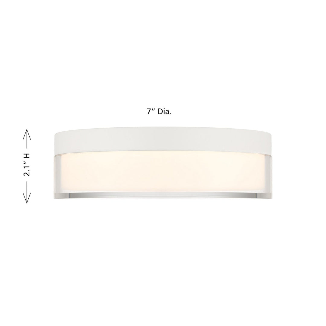 LED Flush Mount in White Savoy House