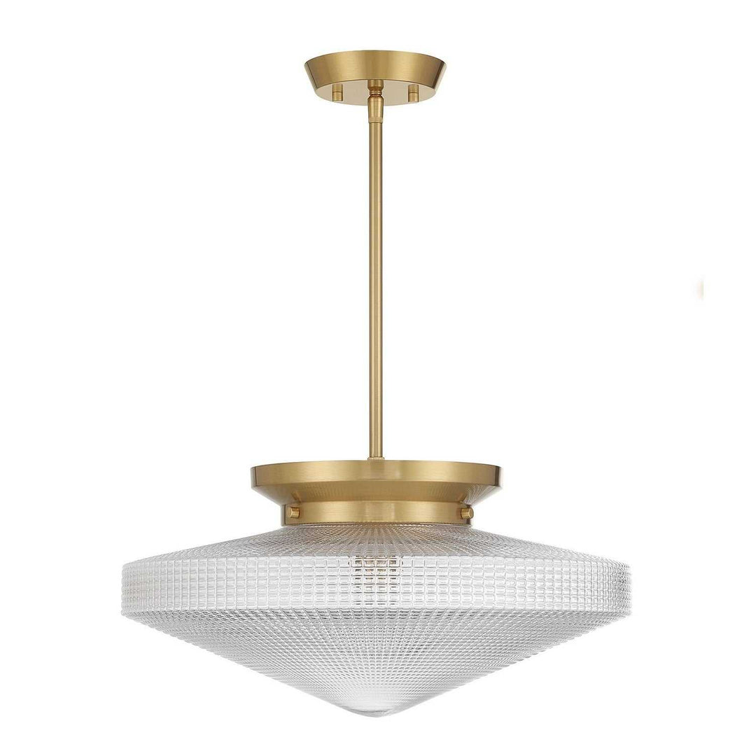 Savoy House - 6-4464-1-322 - One Light Convertible - Norwich - Warm Brass