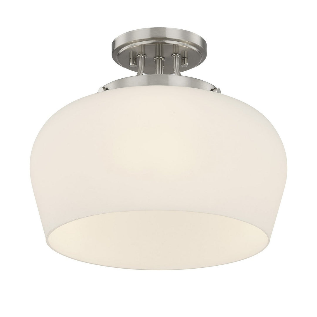 Savoy House - 6-6035-3-SN - Three Light Semi-Flush Mount - Octave - Satin Nickel