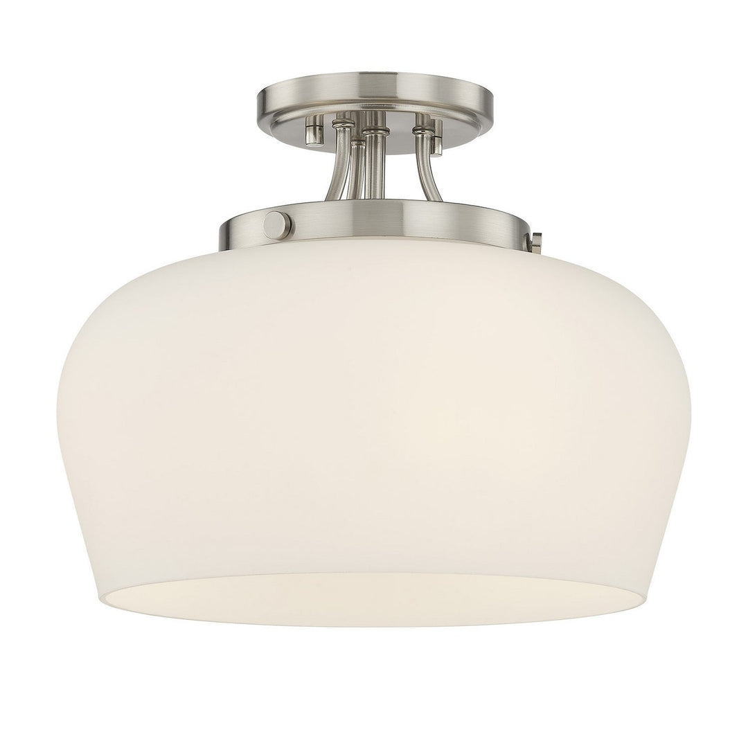 Savoy House - 6-6035-3-SN - Three Light Semi-Flush Mount - Octave - Satin Nickel